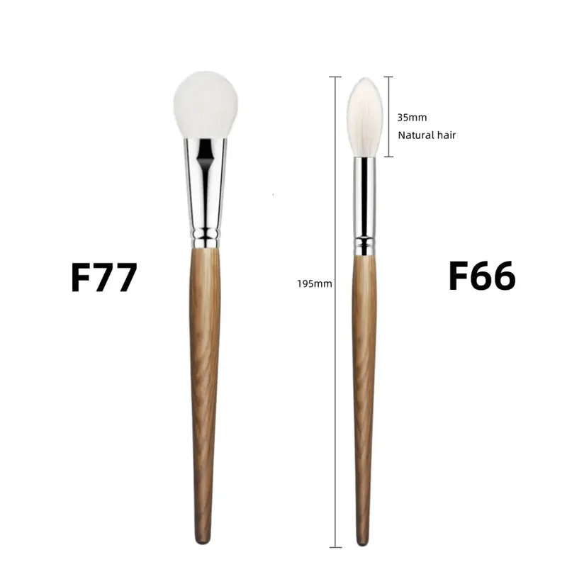 Natural Hair Blush Brush Face Highlighter Shadow Makeup Brushes Natural Goat Hairs Bronzer Pro Essential Cosmetic Tools — image 10