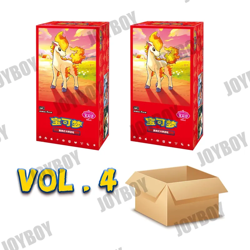 Dalam Stok 100%Kad Pokemon Asli PTCG Pek Permata Vol 5 Cina Ringkas Tcg Vol. 5 Pek Permata Permainan Kad 4 Kotak Hadiah Koleksi — image 8