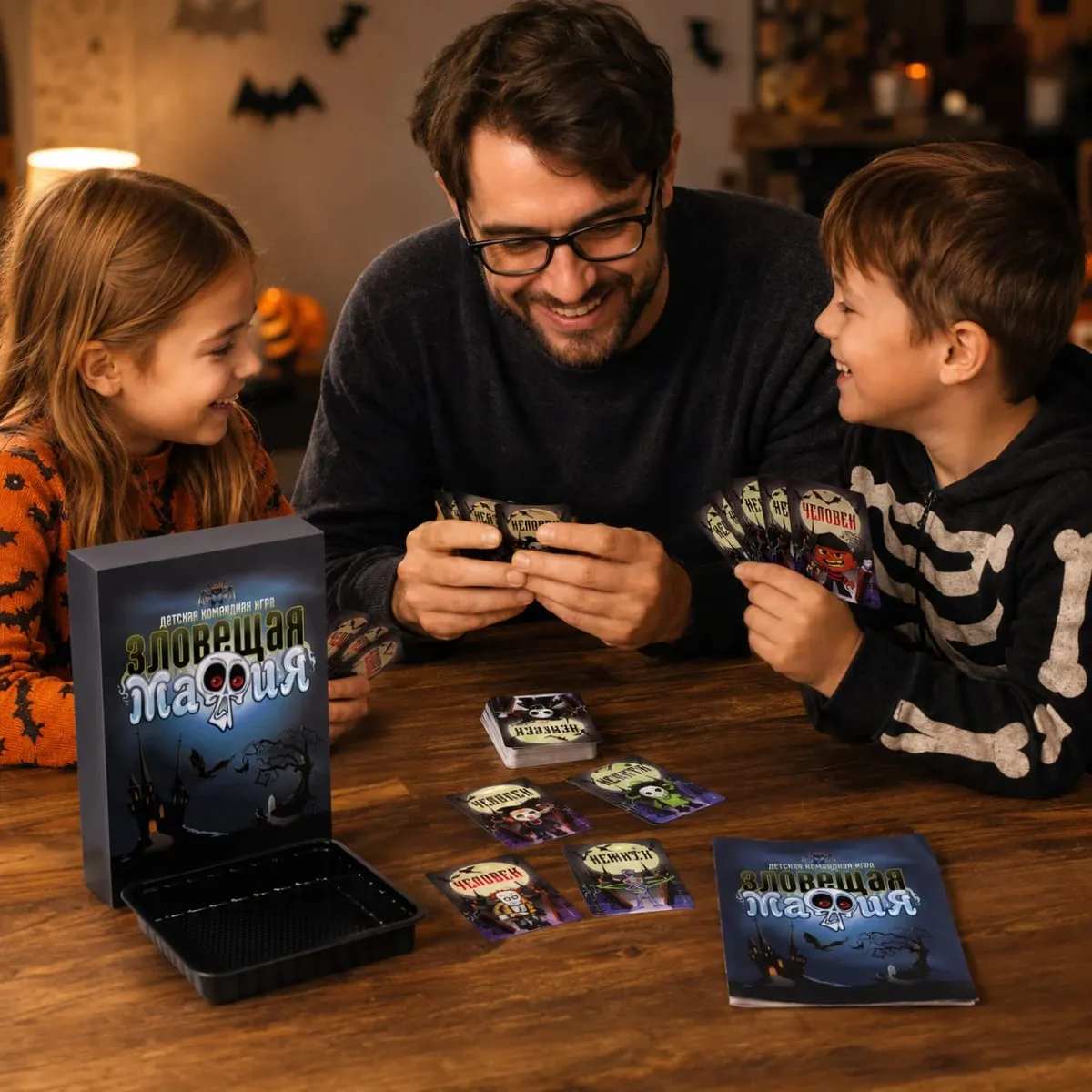 Sinister Mafia Kids Team Card Game Social Deduction Roleplay Family Party Russian Version — image 6