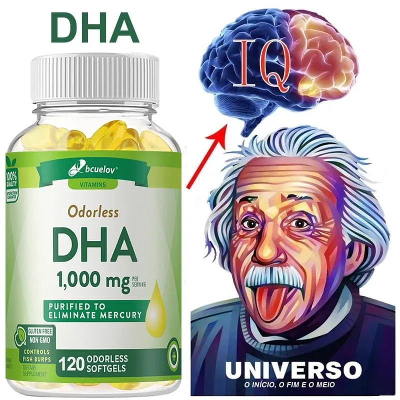 Bcuelov High Potency DHA - Supports Brain Health and Cognitive Function Improves Concentration and Intellectual Thinking — image 1
