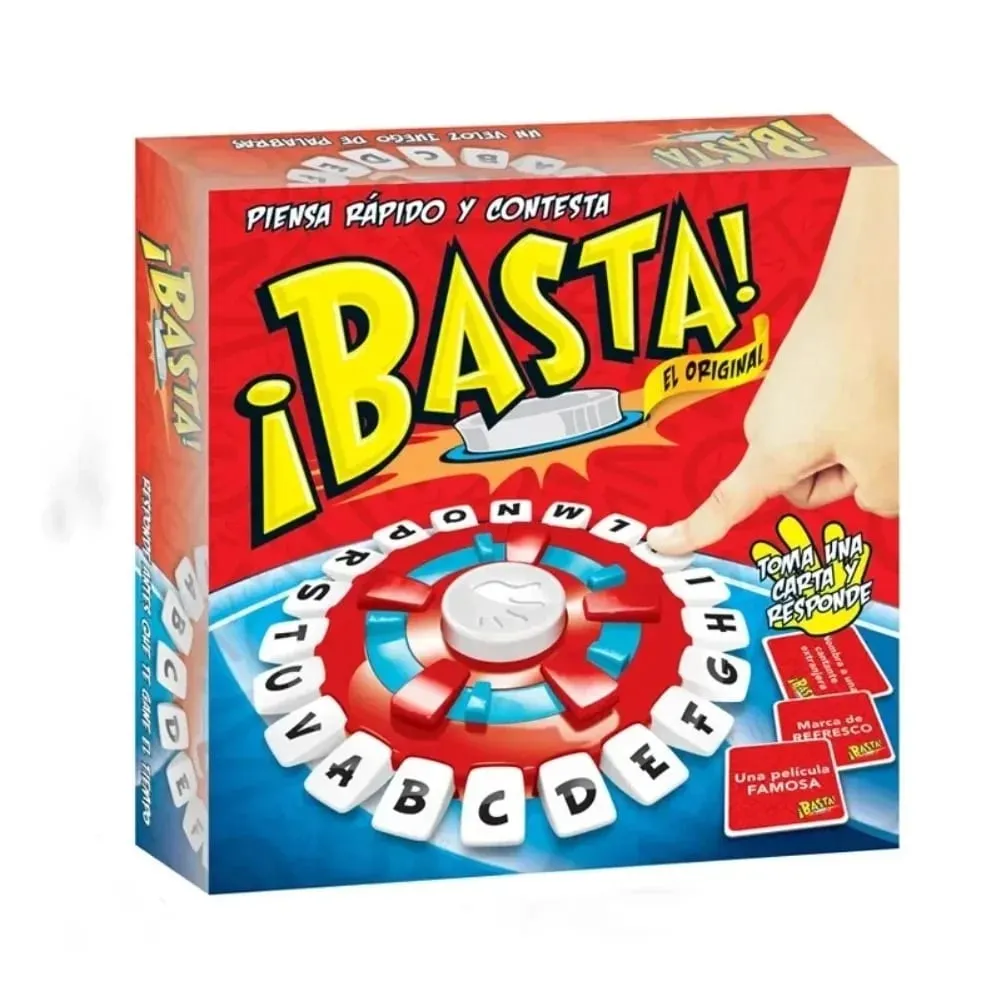 New Model Basta Spanish Word Game Interactive Letter Pressing Board Game for Family Fun and Learning Activities — image 4