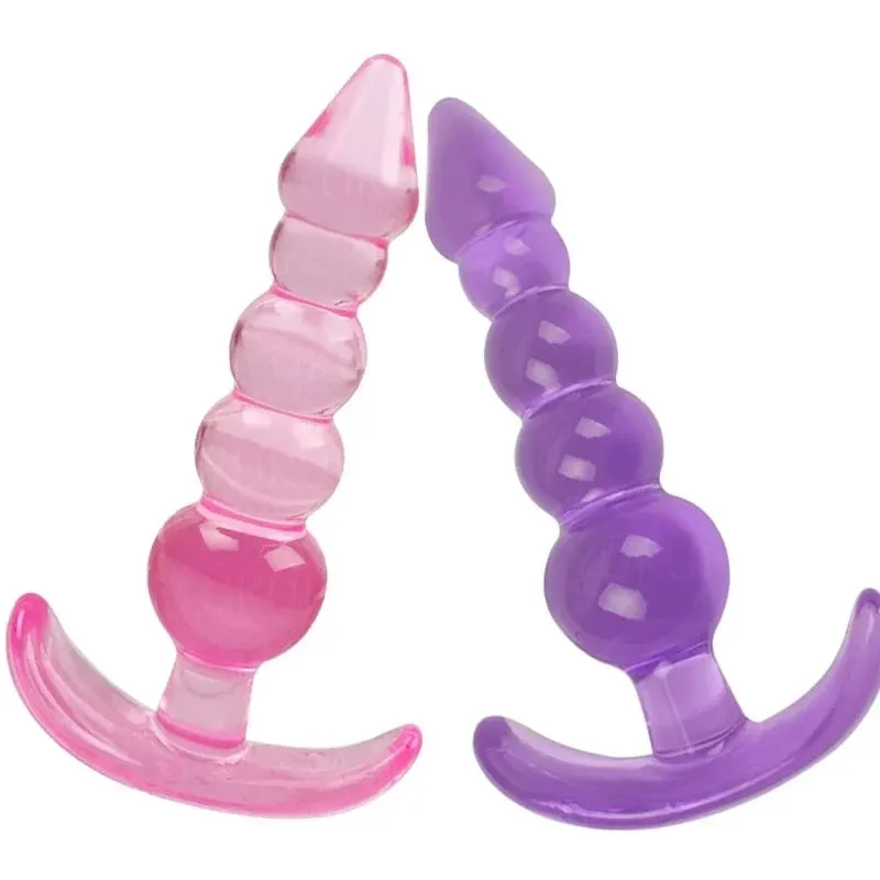 Anal Beads Dildo Soft Silicone Anal Plugs Butt Plug Prostate Massage Unisex Sexy Stopper Adult Sex Toy for Men Women Adult Games — image 1