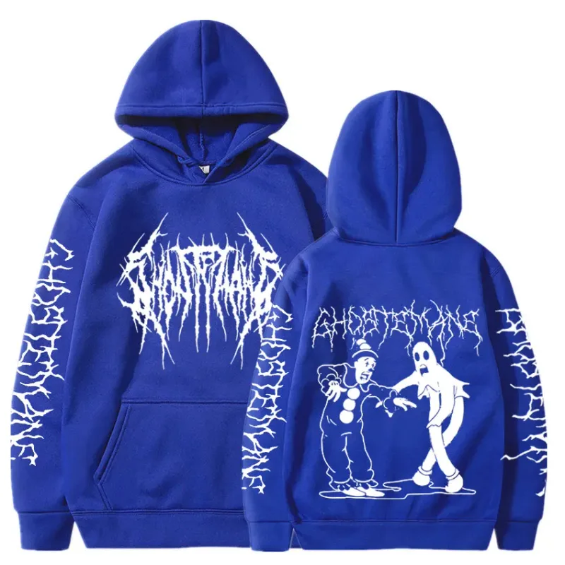 Ghostemane Double Sided Print Hoodie Men's Fashion Hip Hop Metal Rock Hoodies Gothic Oversized Sweatshirt Tracksuit Streetwear — image 18