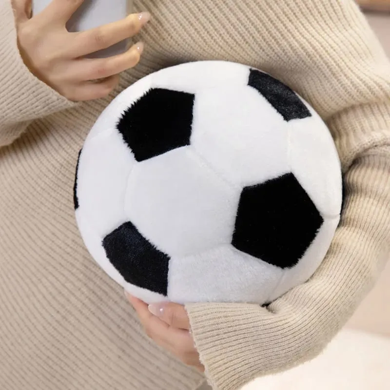 15/20/25cm Lovely Football Plush Dolls Kawaii Ball with Colorful National Flag Stuffed Soft Pillow Soccer Plushie Toy — image 7