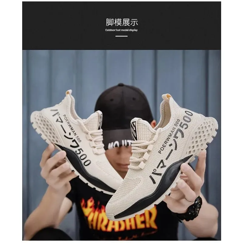 2026 Malaking Sukat Spring at Autumn Bagong Breathable Magaang Kaswal na Panlalaking Sapatos Niche Trend Versatile Flat Sports Panlalaking Sapatos — image 4
