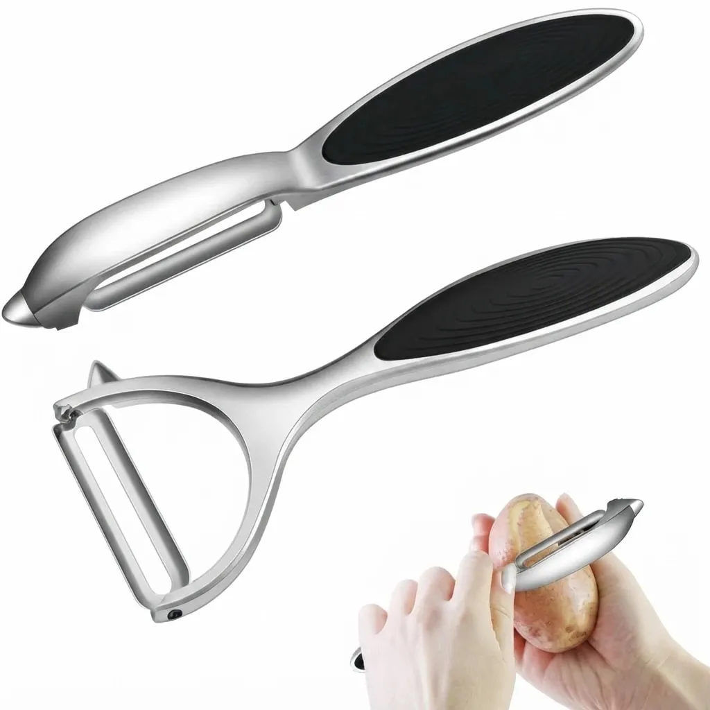 Y Shaped Vegetable Peeler Potato Peeler Rotatable Kitchen Tool for Apple Carrot Cucumber Potato Fruit Vegetable Food Preparation — image 1