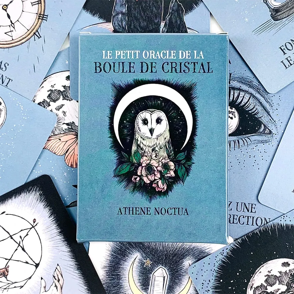 Le Petit Oracle De La Boule De Cristal Oracle Cards 13-Card Deck Athene Noctua Tarot Divination Card with Guidebook
