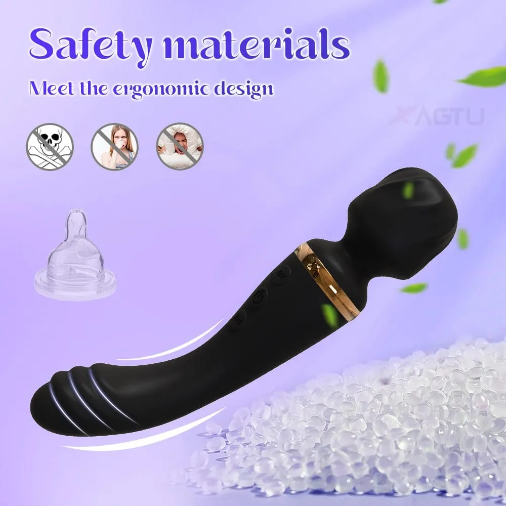 Vibrador de 10 velocidades, brinquedos sexuais para mulheres, varinha mágica, estimulador de clitóris anal, sem fio, masturbador feminino, brinquedos sexuais 18 + — image 4