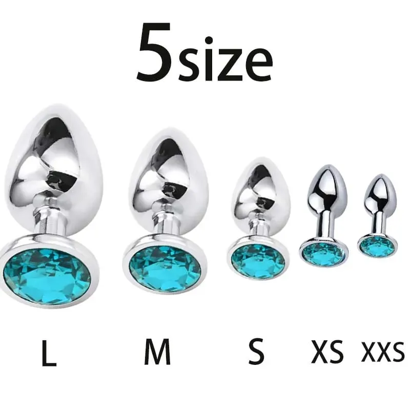 Metal suave anal plug aço inoxidável base de jóias suave butt plug massageador de próstata vibradores ânus estimulador brinquedos sexuais adultos — image 1