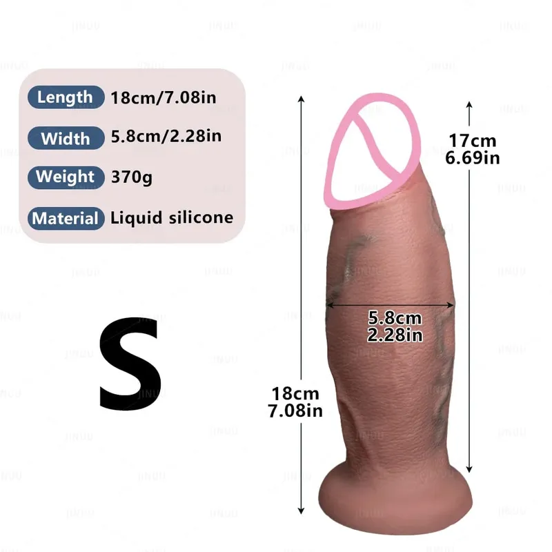 Τεράστια ρεαλιστική Dildo Fantasy Long πέους Big Dick Βεντούζα Dildos για γυναίκες Γίγαντα πρωκτικά παιχνίδια σεξ Dildo για γυναίκες Άντρες Gay — image 11