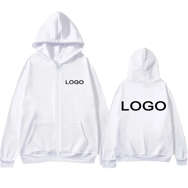 Moletons femininos estampados personalizados com zíper para cima com capuz roupas soltas casuais moda manga comprida com capuz personalidade pulôver — image 2