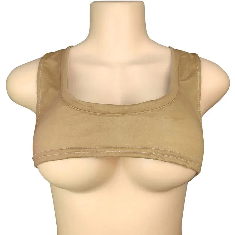 Y2k European and American Low Round Neck Ultra Short Sleeveless Vest T-shirt Sexy Chest Hugging and Navel Exposed Vest — image 12