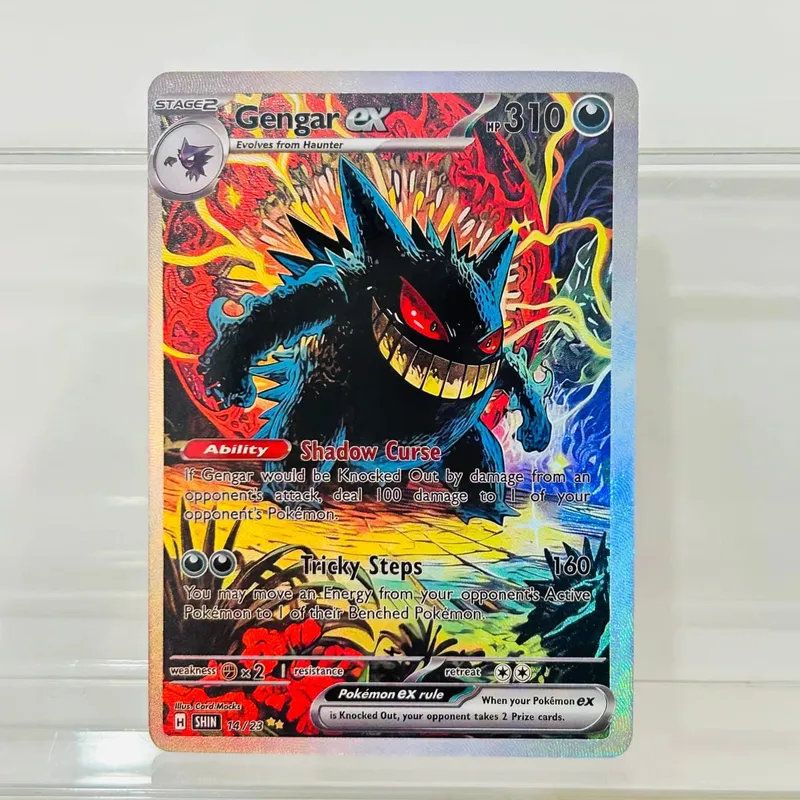10Pcs (Charizard Mewtwo Gengar Vaporeon) DIY Holographic Texture Cards Perfect Condition Premium Anime Collection Card — image 11