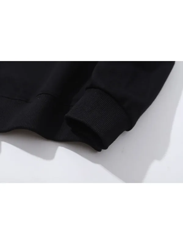 Moletom masculino 2026 primavera outono fino manga longa hoodies sólido pulôver casual esportes de fitness roupas masculinas streetwear topo — image 4