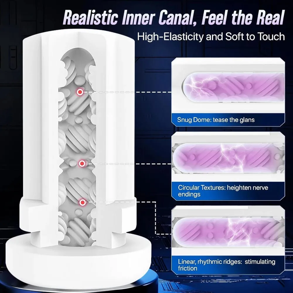 Copo masturbador masculino automático vibratório telescópico sucção bolso buceta boquete masturbação brinquedo sexual para homens adultos suprimentos — image 5