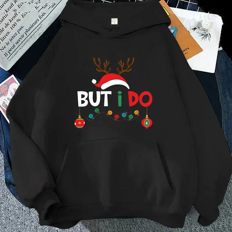 Couple Christmas Matching Hoodies Set Hindi Ako Gumagawa ng Mga Katugmang Christmas Outfits Print Sweatshirts Xmas Family Party Matching Tops — image 6