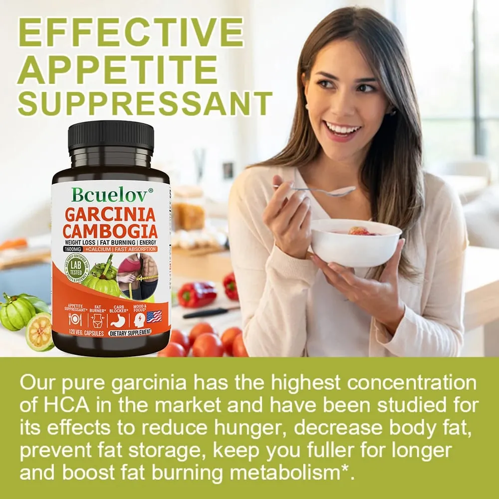 Bcuelov Garcinia Cambogia Capsule for Women & Men Fat Burning Intestinal Cleansing weight Management Supplement NON-GMO — image 6