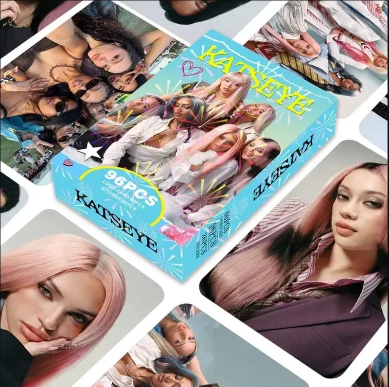 55/127pcs Kpop Idol KATSEYE WILD New Album BEAUTIFULCHAOS Lomo Cards DANIELA HD Printd Photocards Stickers MANON MEGAN Fans Gift