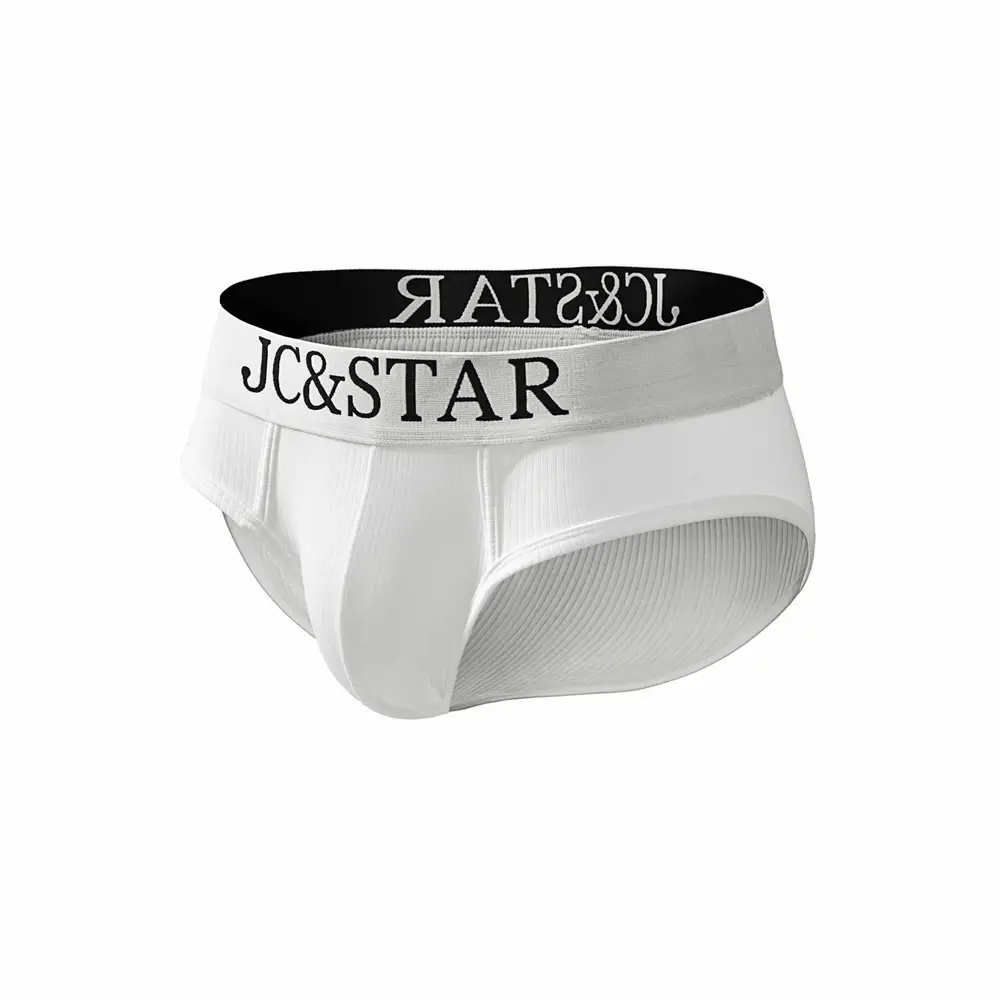 Cuecas masculinas atléticas com design de corte alto, cuecas de algodão com nervuras, conforto esportivo para homens, biquíni deslizante, tanga — image 10