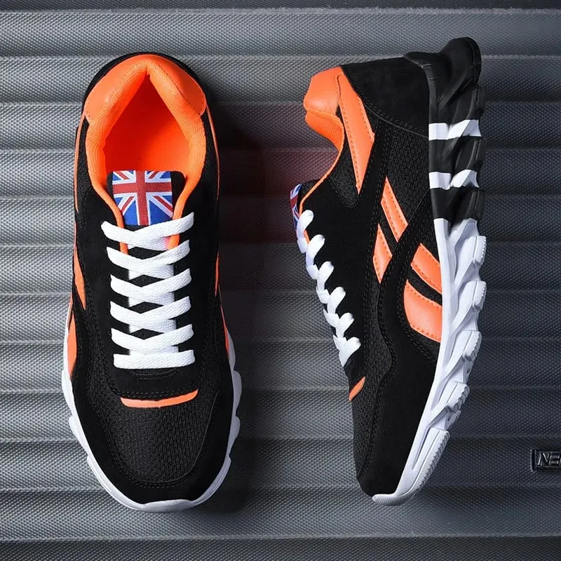 Brand Trend Size 46 47 48 Men's Wear-resistant Cushioning Thick-soled Fitness Sneakers Outdoor Breathable Running Shoes for Men