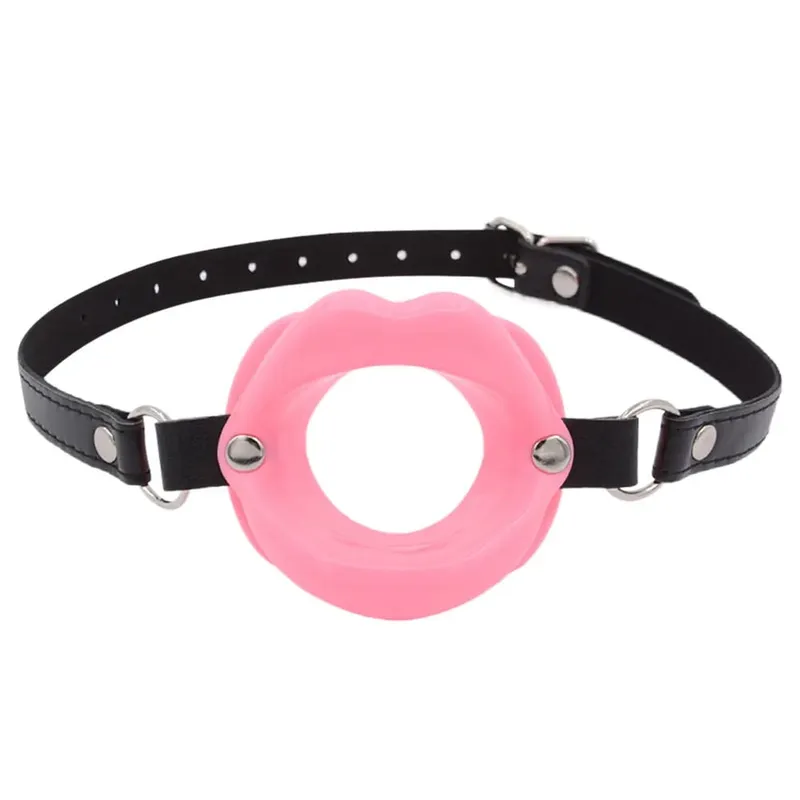 Silicone Oral Fixation Lips Ring Silicone O-Ring Open Mouth Gag for Couples Sex Toys BDSM Bondage Restraint Lips Shape 18+ — image 10