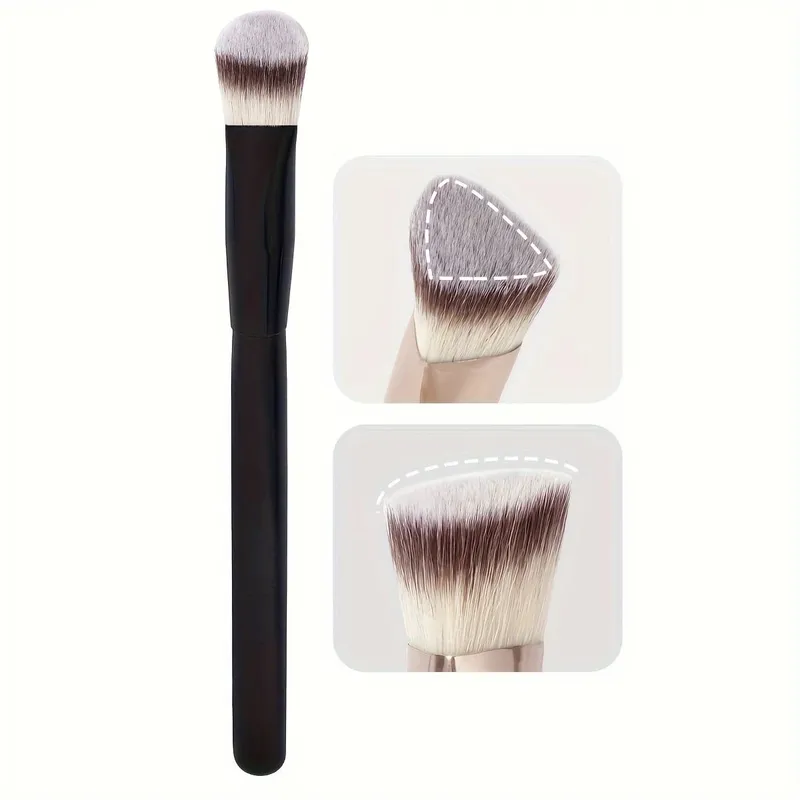 Premium Concealer Brush Triangle Brush Head Soft Synthetic Bristles Fit for The Skin — image 9