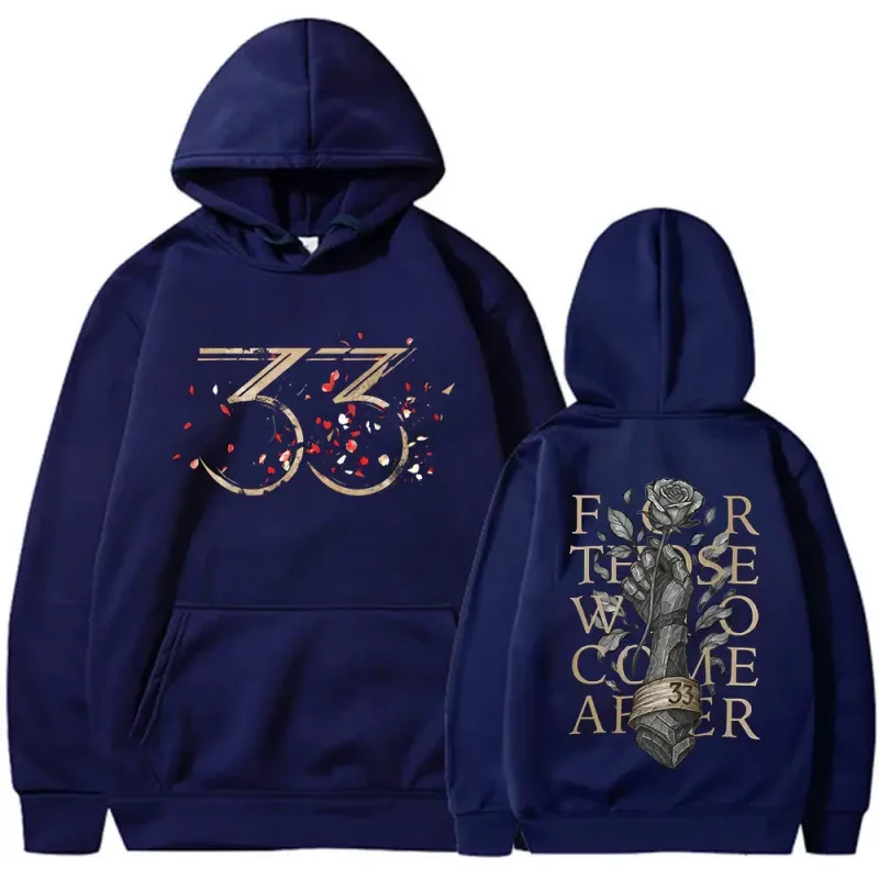 Game Clair Obscur Expedition 33 for Those Who Come After Hoodies Men Clothing Casual Long Sleeves Hooded Sweatshirts Streetwear — image 2