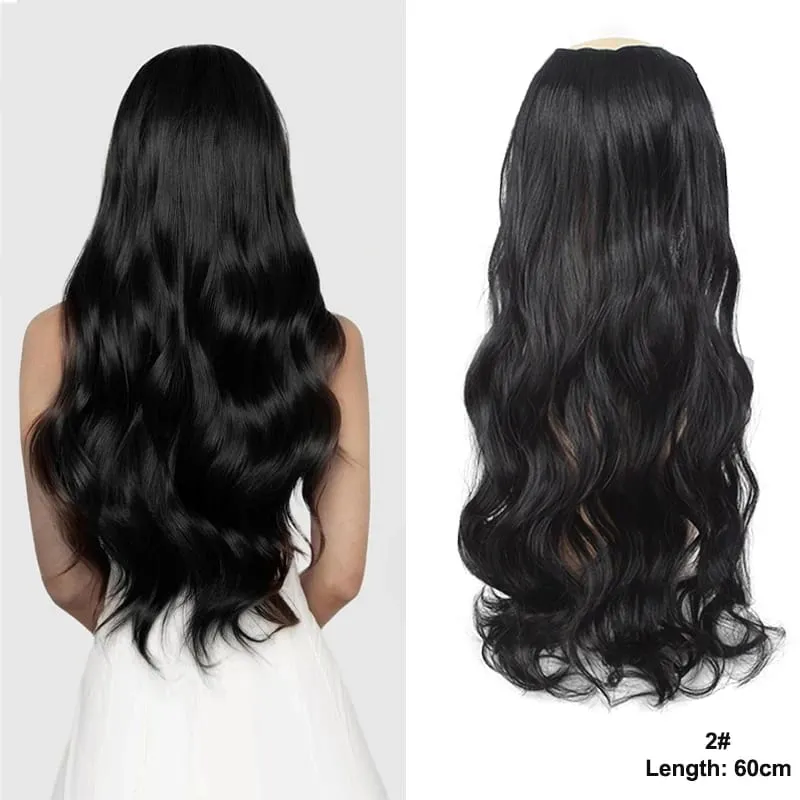 24 inch Long Wavy Hair Clip/Hair Extensions/Wigs/Women's Synthetic Wigs/Parties/Role-Playing/Different Events — image 12