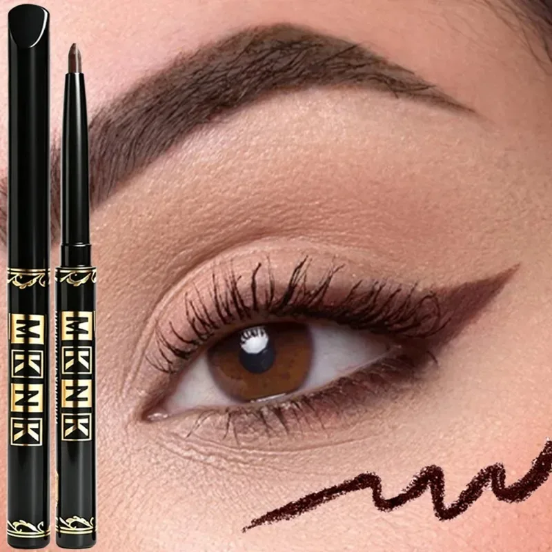 1-12pcs Waterproof Black Eyeliner Pencil Smudge-Proof Easy Twist Application Eye Gel for Beginner-Friendly Bold Punk Eye Makeup — image 14