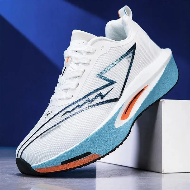 Men Running Shoes Carbon Board Marathon Sports Speciality Breathable Lightweight Women's Comfortable Athletic Nonskid Sneakers