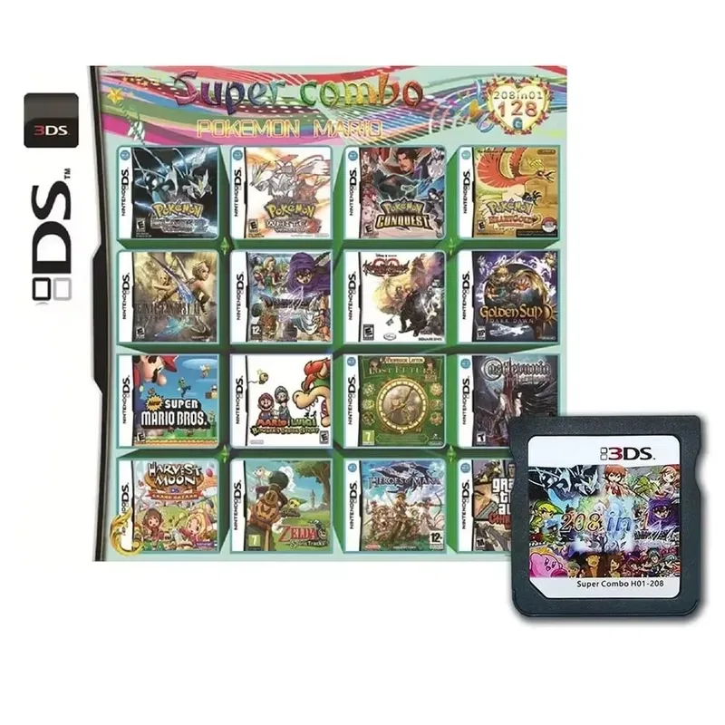 4300 500 520 482 In 1 NDS Multi Game Card Retro Game Cartridge With Box For DS Lite DSi 3DS Game Collection — image 11