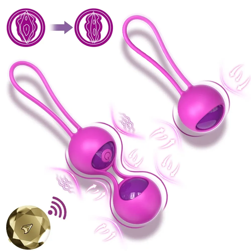 Bola vaginal de controle remoto, brinquedo sexual para mulheres, vibrador, simulador de bola de kegel, vagina, chinês, ben wa, exercitador de aperto — image 1