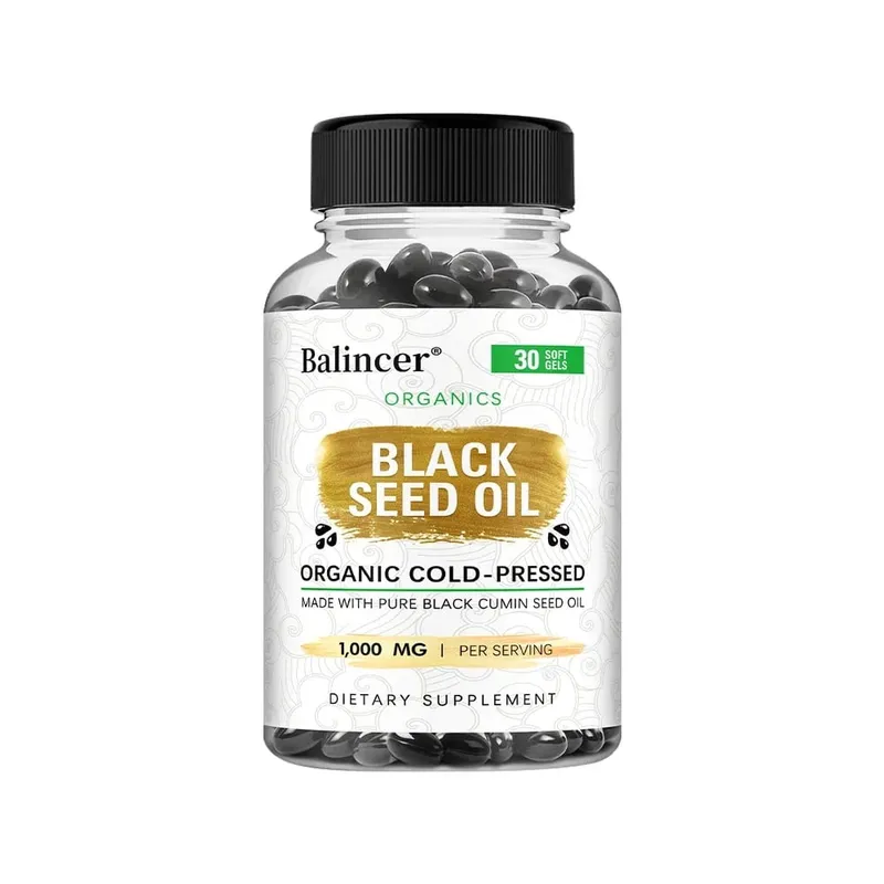 Black Seed Oil Capsules 1000mg - Help Digestive Health Immune Support & Brain Function Antioxidant 120 Capsules — image 11