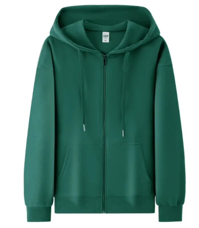 Moletom com capuz da moda, moletom com capuz, jaqueta com zíper personalizada, cardigã, logotipo impresso, logotipo bordado, roupas de algodão puro masculino e feminino — image 22