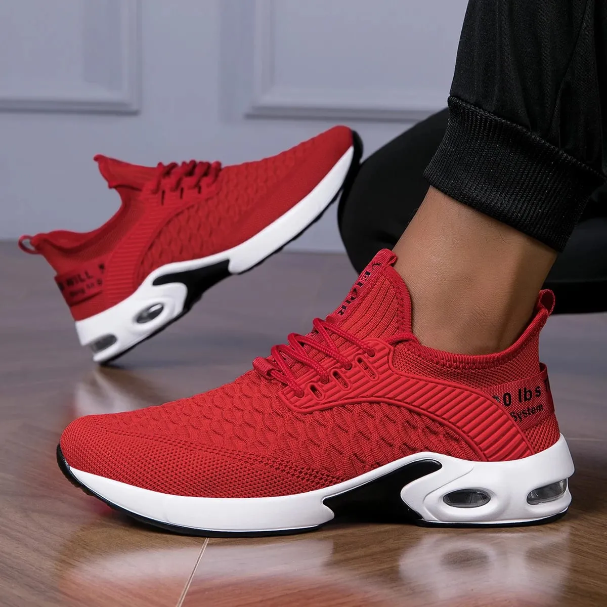 New Men's Sneakers Thick Sole Comfortable Casual Shoes Lightweight Breathable Fashion Running Shoes Luxury Male Tenis Masculino — image 8