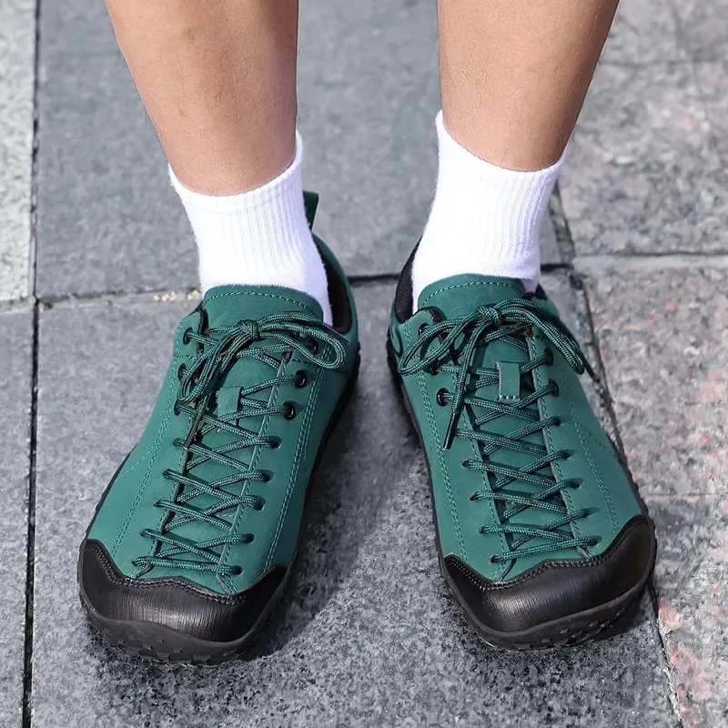 Unisex Barefoot Wide Toe Shoes Women Men Artificial Leather Minimalist Sneakers Zero Drop Outdoor Lace-Up Slip on Walking Shoes — image 6