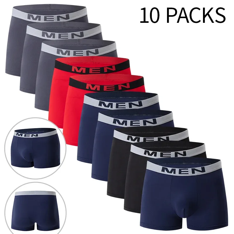 4/5/10 pçs moda masculina impresso multi-cor combinação roupa interior shorts juventude casual esportes roupa interior boxer shorts casa pan