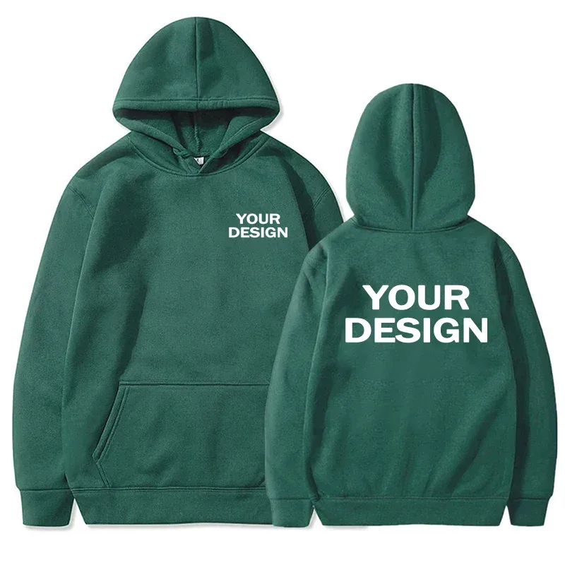 Custom Prints Herr Dam Luvtröjor Lösa fritidskläder Enfärgade Luvtröjor Långärmade Huvtröjor Personlighet Streetwear Sweatshirts — image 10