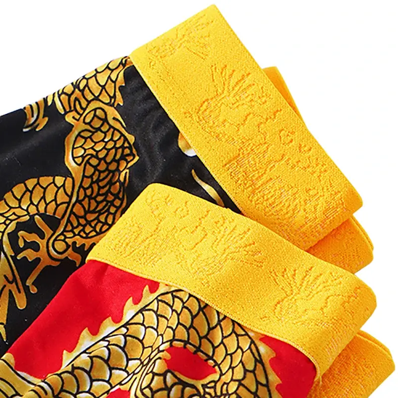 4st/set Herrunderkläder 3D-mönster Sexiga kalsonger U-formad konvex påse Mode Pojktrosor Ny stil Boxershorts Herr — image 14