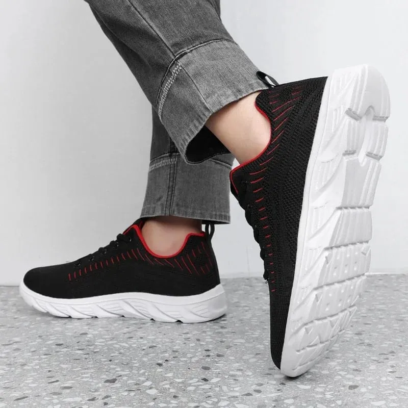Löparskor för män Herr Sneakers Mode Lättviktsskor Andas Walking Sko utomhus Bekväm Athletic för män — image 4