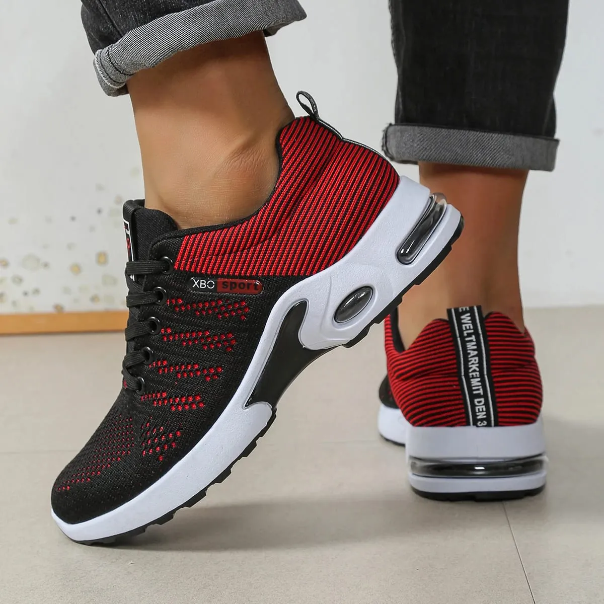 Men's Shoes Fashion Super Breathable Lace-Up Running Shoes - Non-slip Durable and Pillow Comfort - Men's Fashion Sneakers — image 3