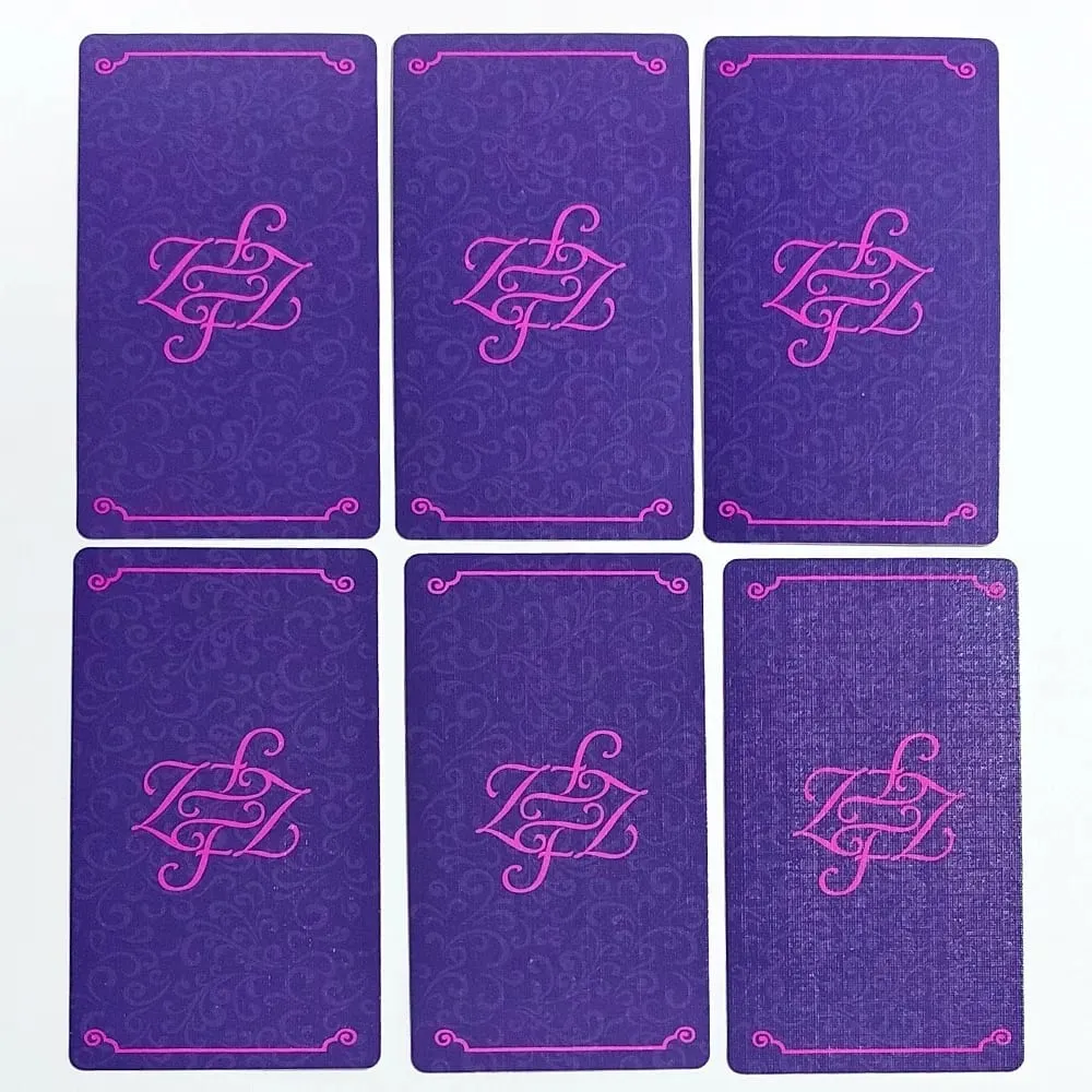 Double-embossed The Zerner-Farber Tarot Deck 10.5*6cm 78 Pcs Collage Art Tarot Cards Spiritual Divination Tool in Rigid Box — image 4