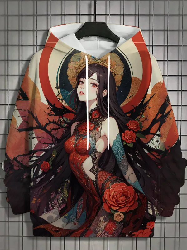 2024 novo anime feminino moda masculina impresso hoodies outono e inverno designer hoodies camisolas casuais — image 6