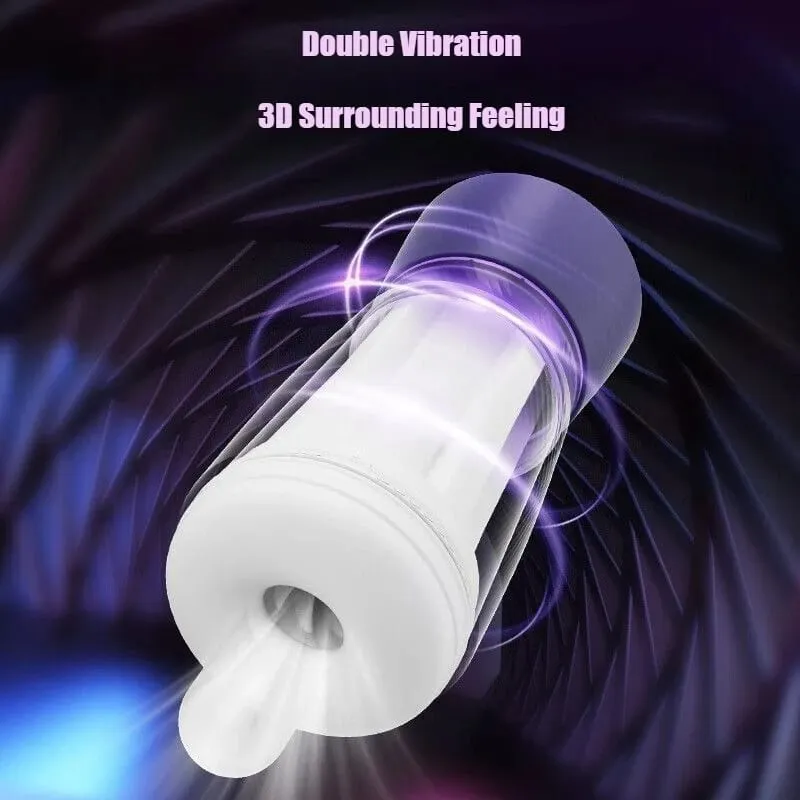 Jissbon Suction Masturbator Cup Intelligent Heating 7 Speeds Vibrating Real Pussy Stroker Piston Blowjob Sex Toys for Man — image 5