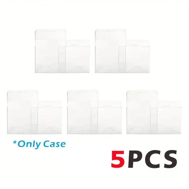 5/10 pcs ETB Plastic Protective Cases for Elite Trainer Box – 360° Clear View Anti-Scratch Dustproof Durable PET Card Storage