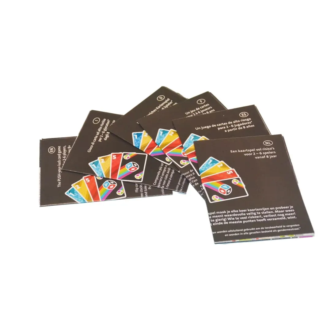 《Push 2026》 a Card Game Board Game Interactive Game with Instructions in English Spanish French German Italian and Dutch Fast-Paced Easy to Learn a Great Choice for Parties — image 5
