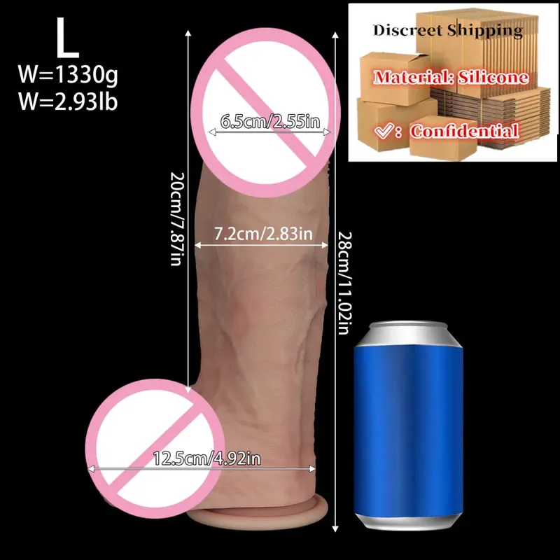 NEW Sex Toys Realistic Soft Silicone Big Dildo Penis G-spot Vaginal Masturbation Suction Cup Dick BDSM Woman Anal Sex Toys 성인용품 — image 9