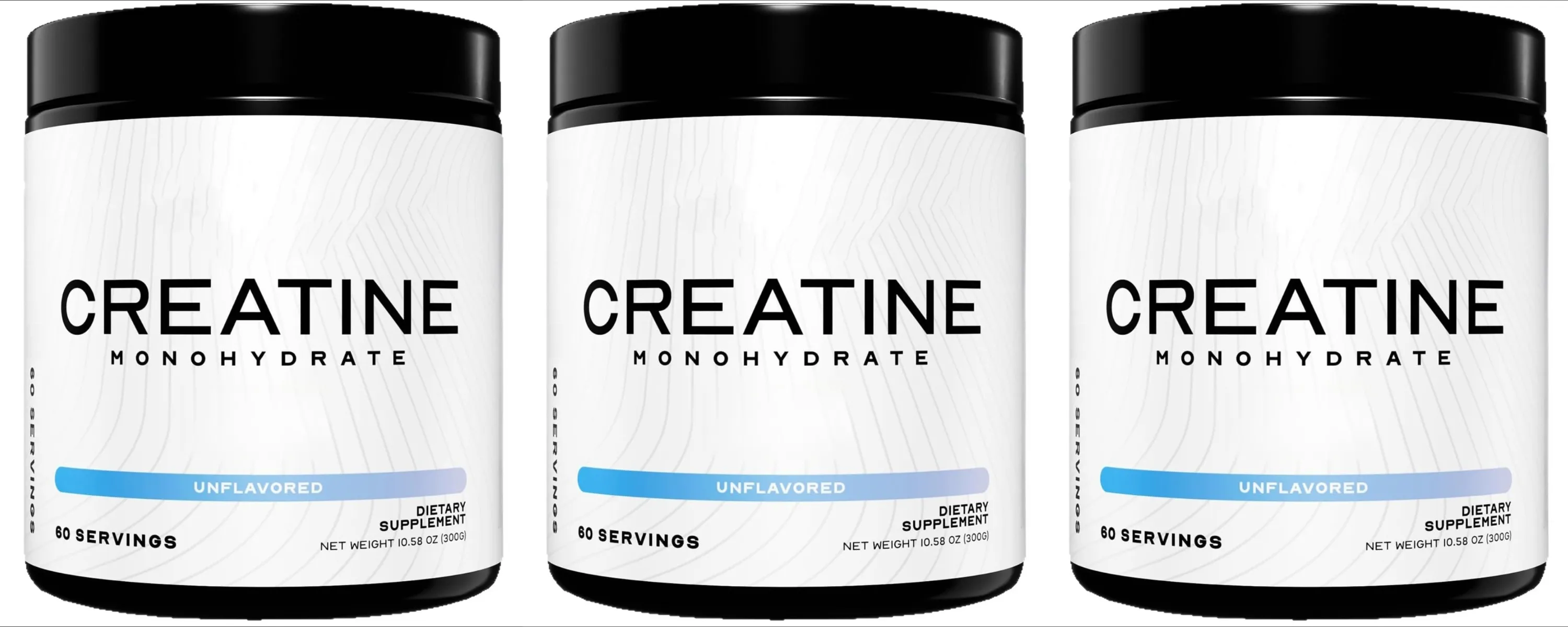 Creatine Monohydrate Powder 300G Unflavored Vegan Muscle Building Strength Cellular Energy Levels Brain Function 60 Servings