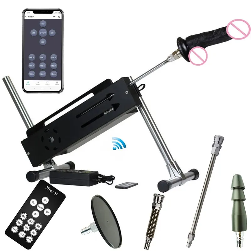 App inteligente premium sistema de máquina de sexo silicone vibrador empurrando amor máquina de sexo massageador de controle remoto para mulher — image 10