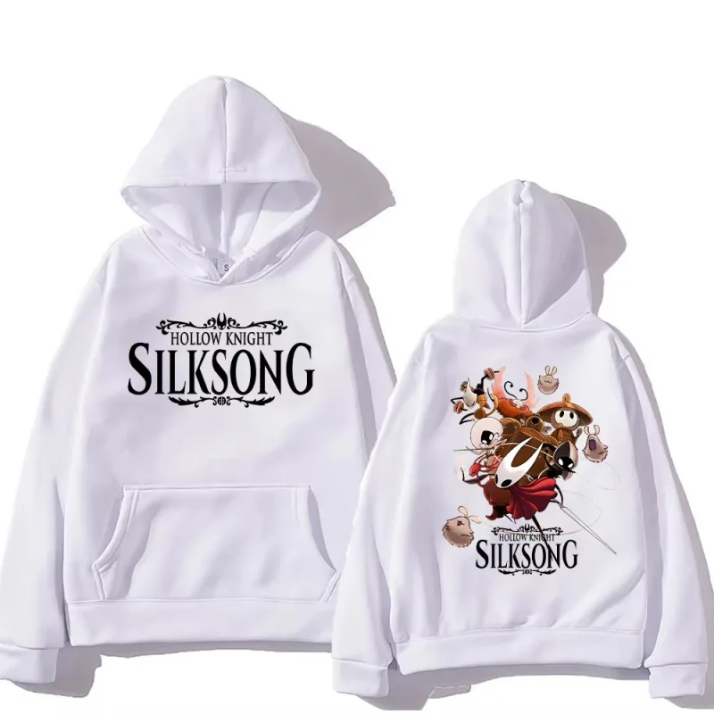 Hollow Knight Silksong Hot Game Hoodies Long Sleeve Fashion Casual Pullovers High Street Women Men Sweatshirt Fashion Streetwear — image 13